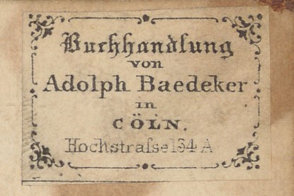 Datei:Adolph Baedeker Etikett Buchhaendler.jpg
