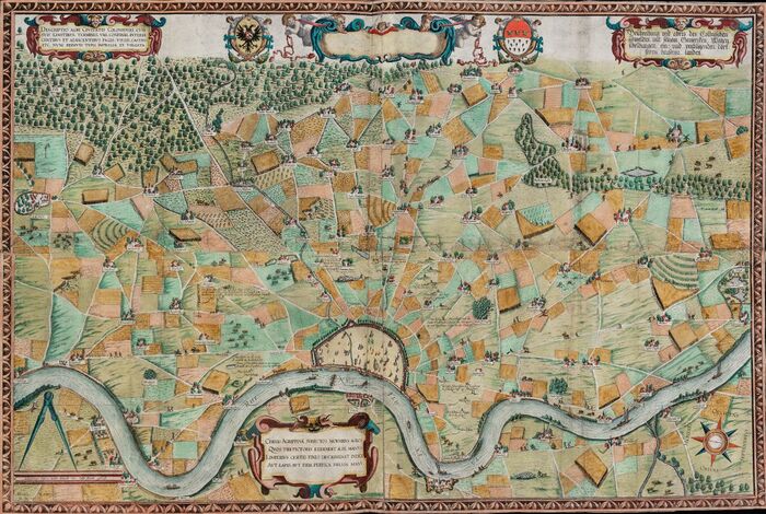 Köln - Schweidt-Karte Abraham Hogenberg 1609