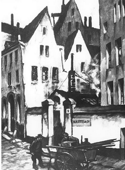 Erstes Werk in der Servasgasse 2